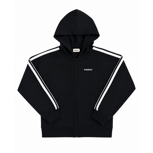 Uniform Striped Zip Up
