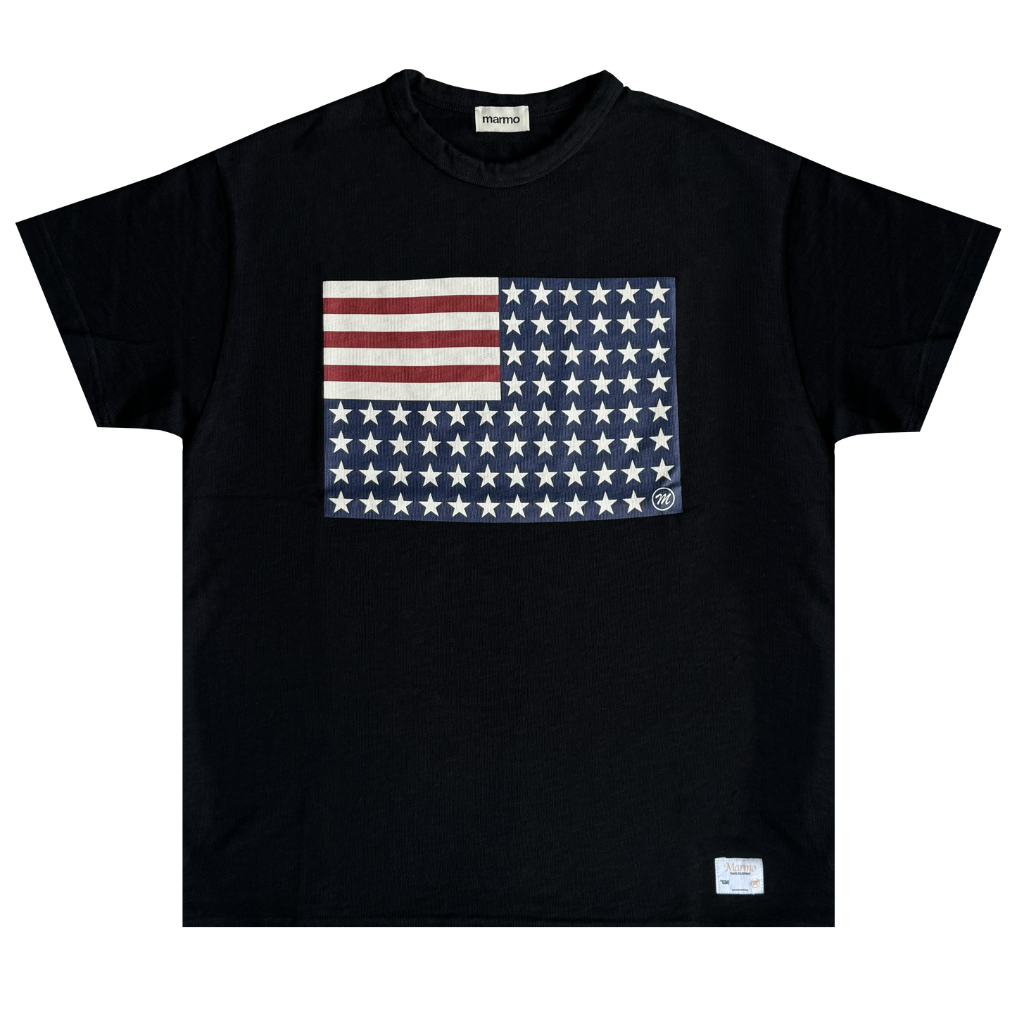 USA REVERSED FLAG (black)