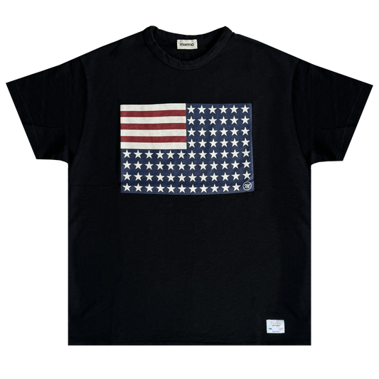 USA REVERSED FLAG (black)