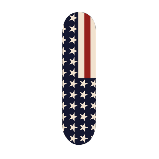 SKATEBOARD USA REVERSED FLAG